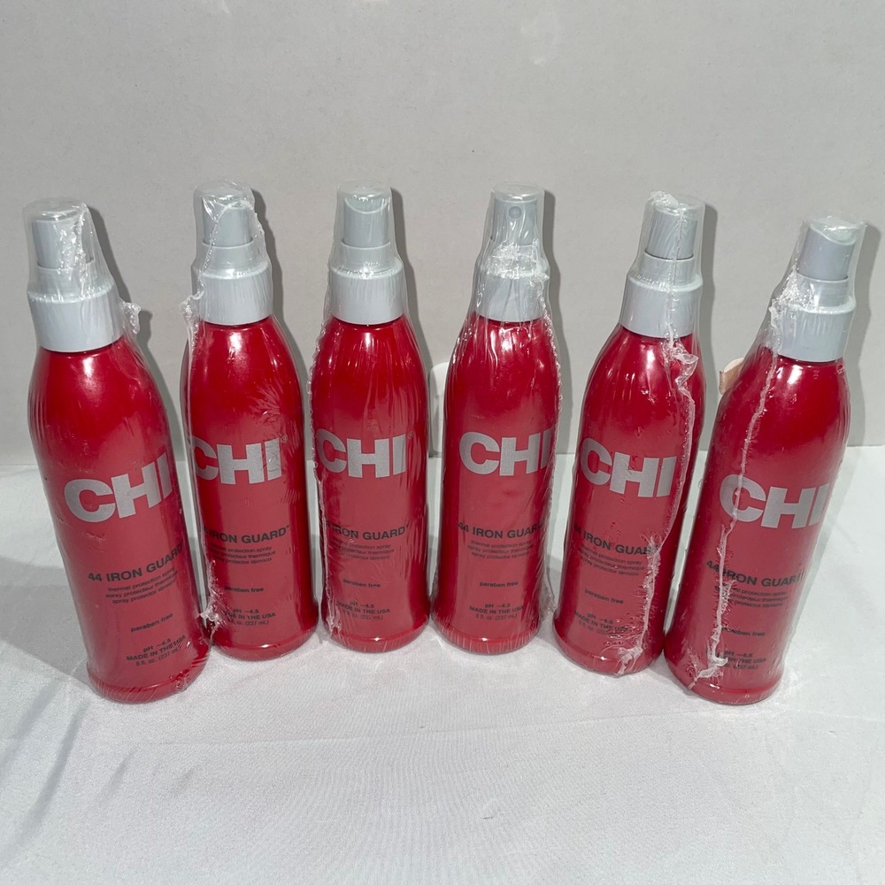 Lot of 6 CHI 44 Iron Guard Thermal Protection Spray 8 fl oz Sealed Heat Prep